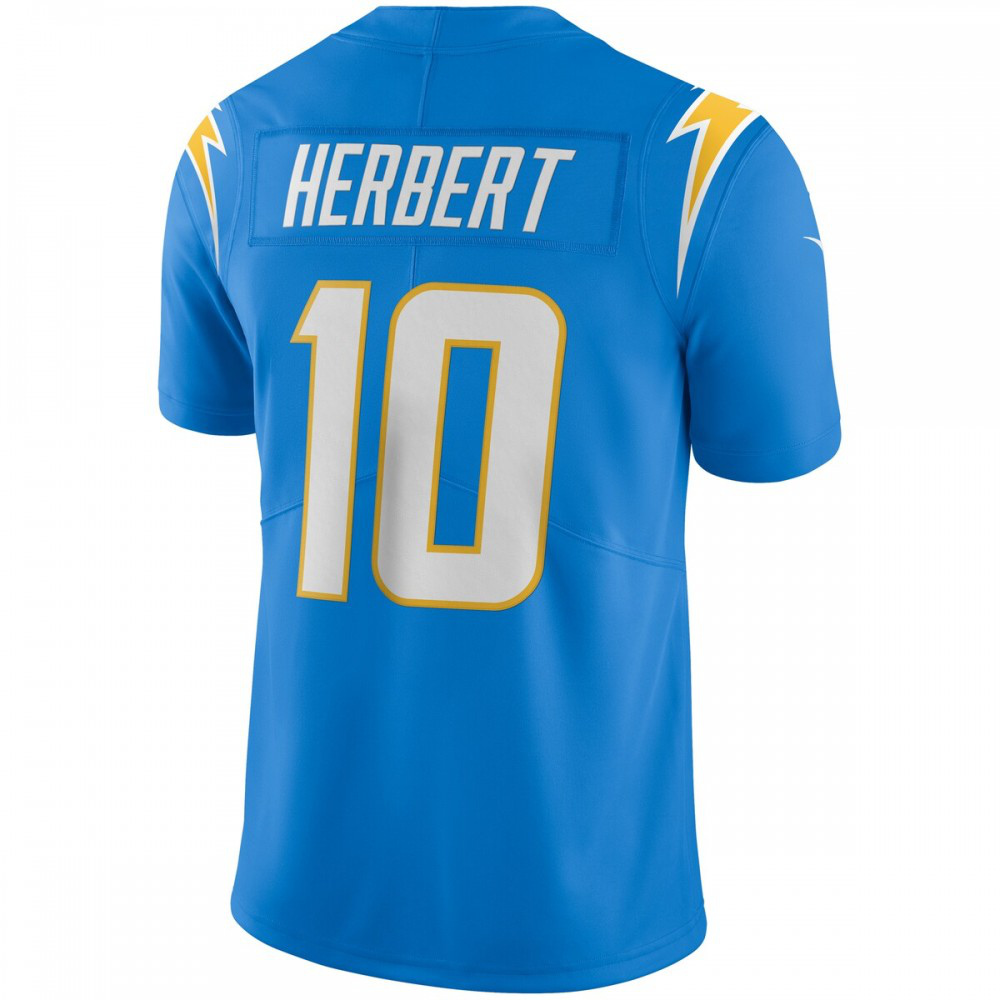 Justin Herbert Los Angeles Chargers Nike Vapor Limited Jersey - Powder Blue-GridironStore